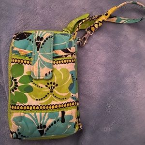 vera bradley limes up wristlet